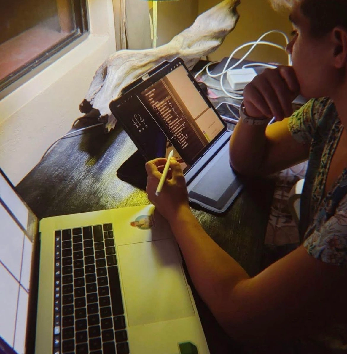 Working at the Mauser Residency